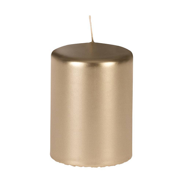 422553 Свеча парафиновая GLENBARR, H100 парафин, золотой, металл,ик в Краснодаре 422553 Свеча парафиновая GLENBARR, H100 парафин, золотой, металл,ик