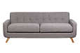 Диван скандинавский на ножках Uter серый