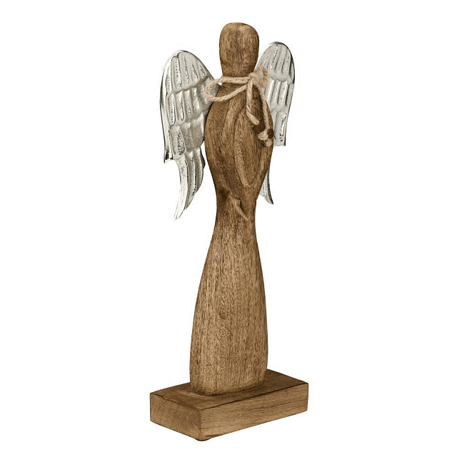 427521 Фигурка декоративная Ангел BALIGUIAN, H325, коричневый, серебряный в Краснодаре 427521 Фигурка декоративная Ангел BALIGUIAN, H325, коричневый, серебряный