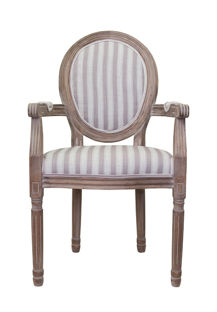 Мягкий стул с подлокотниками Volker Arm Pinstripe в Краснодаре Мягкий стул с подлокотниками Volker Arm Pinstripe