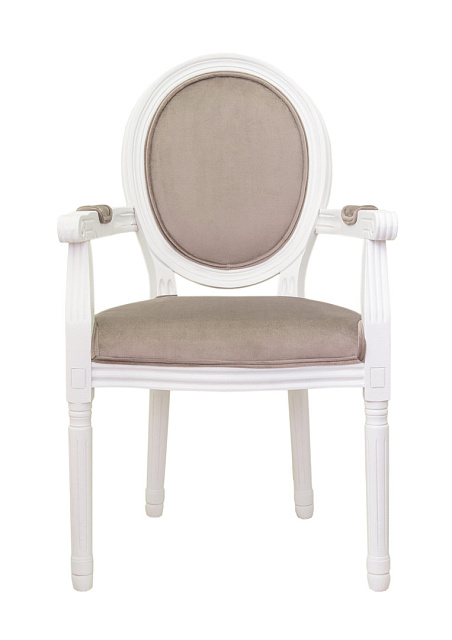 Мягкий стул с подлокотниками Volker Arm Taupe