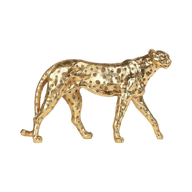 429707 Фигурка Леопард MENJANGAU, L280, B100, H170, полирезин, золото в Краснодаре 429707 Фигурка Леопард MENJANGAU, L280, B100, H170, полирезин, золото