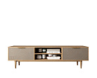 Комод "Line" с нишей низкий под TV R27/beige №0