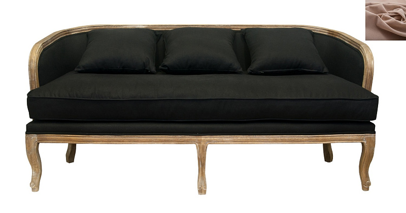 Диван ретро Nora коричневый