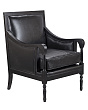 Классическое кресло Colin Black Leather №1