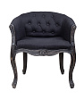 Низкое кресло Kandy Black Old №0