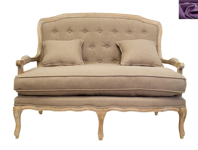 Прямой диван модерн Yareli Brown фиолетовый в Краснодаре Прямой диван модерн Yareli Brown фиолетовый