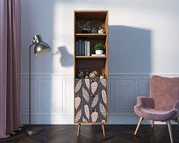 Стеллаж с ящиками "Berber" принт 40 арт BB45/Print_40