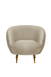 Мягкое кресло для гостиниц Small Benee Taupe №1