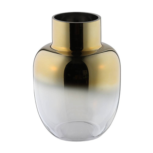 421235 Ваза декоративная SIRANANA, H200, ?144, стекло, прозрачный, цвет латунь в Краснодаре 421235 Ваза декоративная SIRANANA, H200, ?144, стекло, прозрачный, цвет латунь