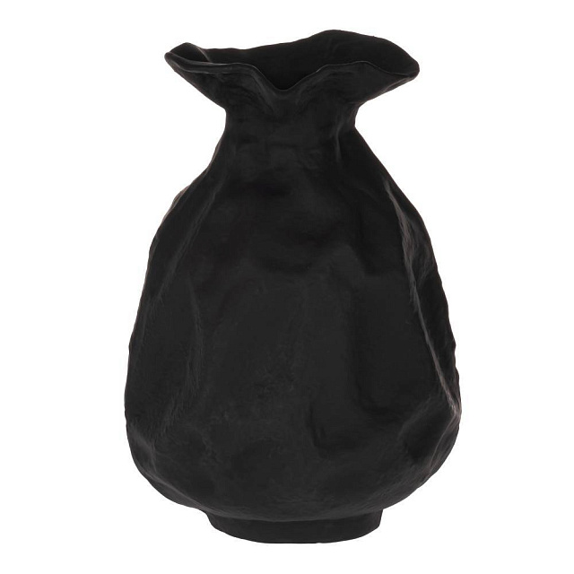 421145 Ваза декоративная TULUNAN, L210, B205, H305, алюминий, черный в Краснодаре 421145 Ваза декоративная TULUNAN, L210, B205, H305, алюминий, черный