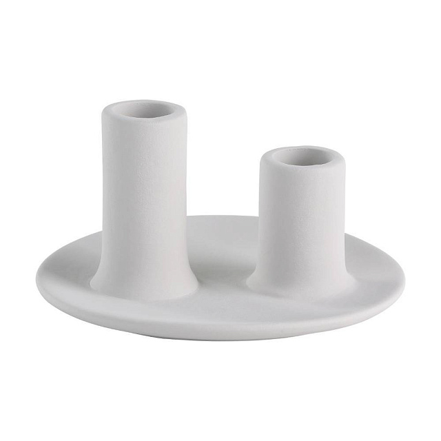 422302 Подсвечник VALAKISH, H63 глина, серый в Краснодаре 422302 Подсвечник VALAKISH, H63 глина, серый