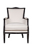 Мягкое полукресло с подлокотниками Tous white