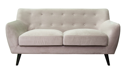 Прямой мягкий диван Albert 2 цвет бежевый