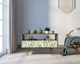 Консоль "Berber" с двумя ящиками принт 28 арт BB22/Print_28