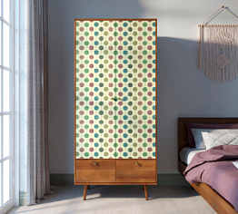 Шкаф двухстворчатый "Berber" принт 24 арт BB16/Print_24