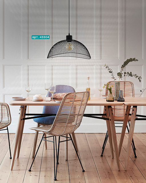 43304 Подвес POMPEYA, 1X60W(E27), 450X440, сталь, черный в Краснодаре 43304 Подвес POMPEYA, 1X60W(E27), 450X440, сталь, черный