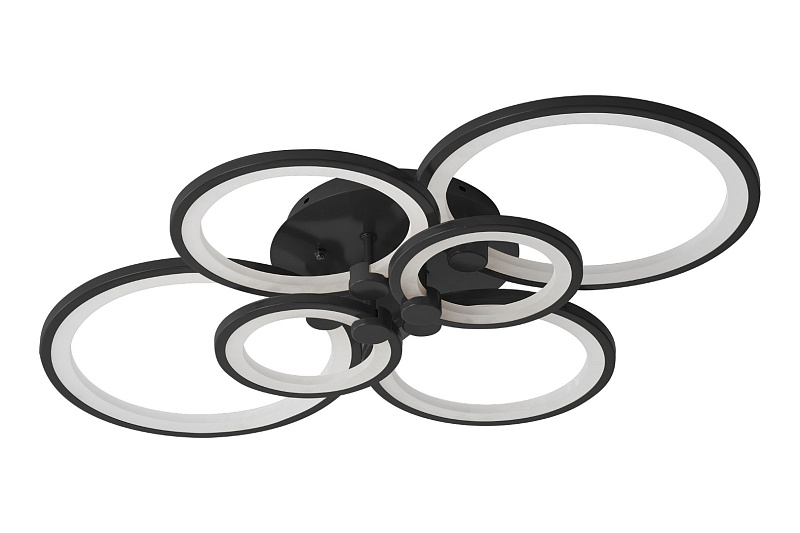 Люстра Oris 6 rings black