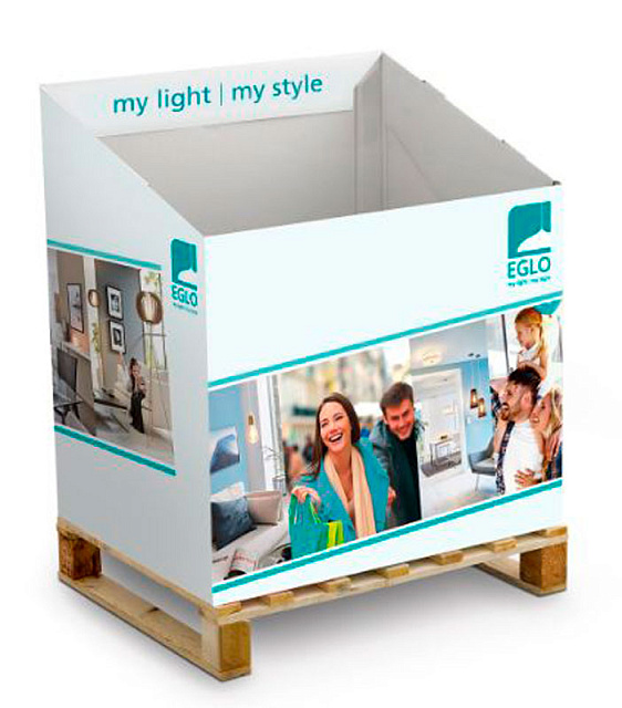 SB2819 Промо-короб из картона 'EGLO MY LIGHT MY STYLE' в Краснодаре SB2819 Промо-короб из картона 'EGLO MY LIGHT MY STYLE'