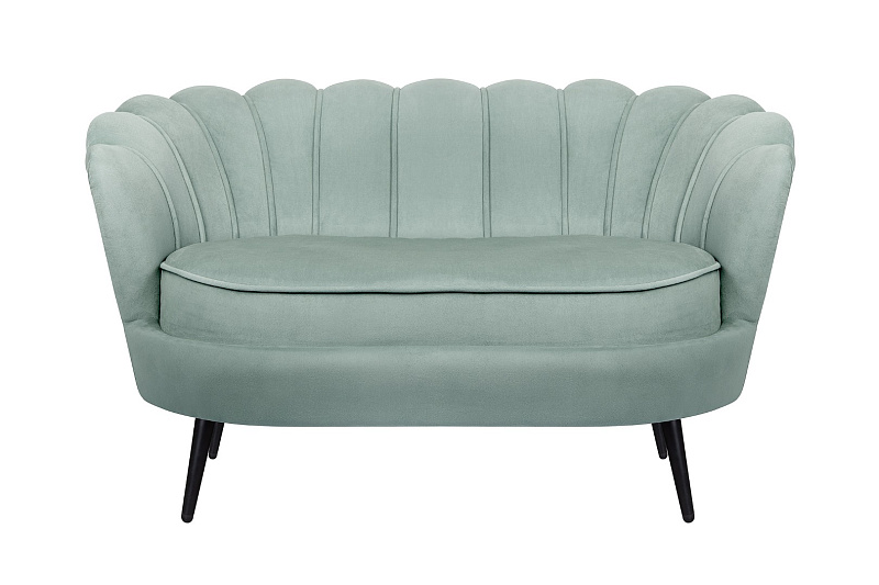 Диван ракушка Pearl Double Green на черных ножках в Краснодаре Диван ракушка Pearl Double Green на черных ножках