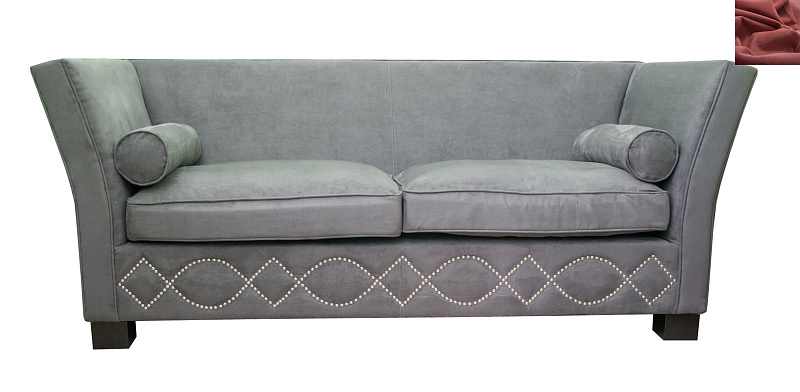 Диван арт-деко Volte Grey цвет красный в Краснодаре Диван арт-деко Volte Grey цвет красный