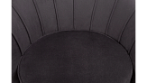 Кресло с пуфом ракушка Pearl Black №3