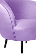 Мягкое кресло Small Benee Purple на черных ножках №4