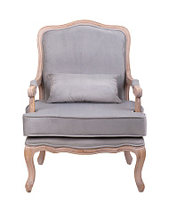 Мягкое полукресло с подлокотниками Nitro Grey Velvet в Краснодаре
