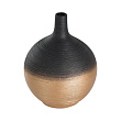 421418 Ваза декоративная SARYKSU, H185, керамика, черный, золотой №0