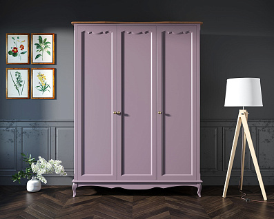 Шкаф Leontina Lavanda для одежды трехстворчатый арт ST9327/3L