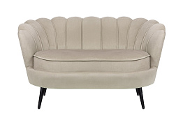 Дизайнерский диван Pearl Double Taupe на черных ножках в Краснодаре