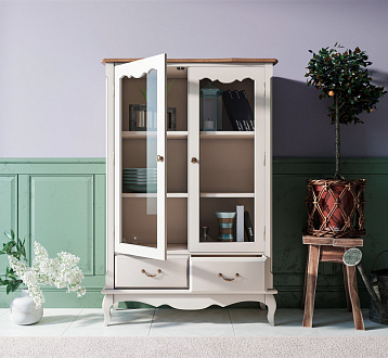 Шкаф "Leontina" для посуды низкий с ящиками арт ST9355/2