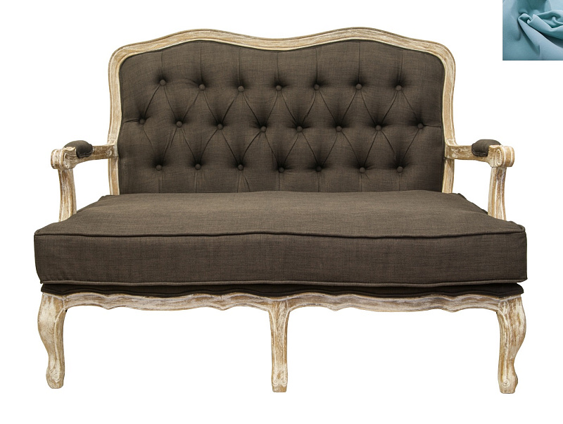 Прямой диван модерн Yareli Brown V2 голубой в Краснодаре Прямой диван модерн Yareli Brown V2 голубой