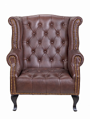 Каминное кожаное кресло Royal Brown в Краснодаре