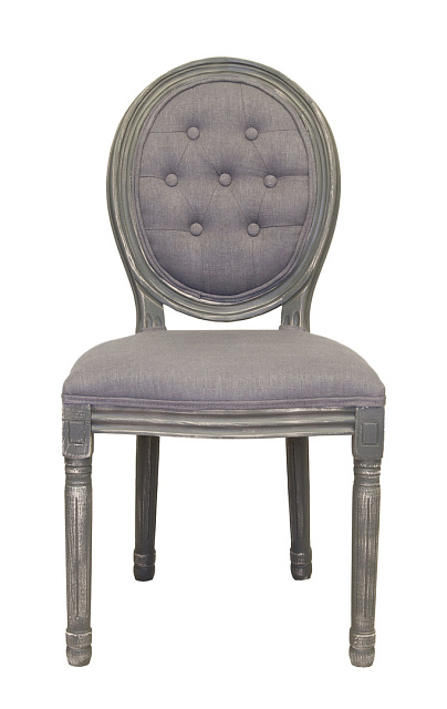 Дизайнерский обеденный стул модерн Volker Button Grey в Краснодаре Дизайнерский обеденный стул модерн Volker Button Grey