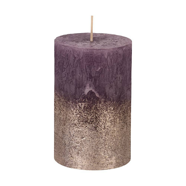 422583 Свеча парафиновая GLENBARR, H110 парафин, лавандовый, серебряный металл,ик в Краснодаре 422583 Свеча парафиновая GLENBARR, H110 парафин, лавандовый, серебряный металл,ик