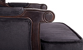 Двухместный дизайнерский диван Brody Double Black №4