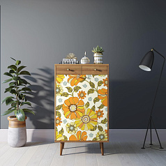 Комод "Berber" два ящика и дверки 47 принт арт BB46/Print_47