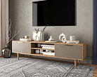 Комод "Line" с нишей низкий под TV R27/beige №2