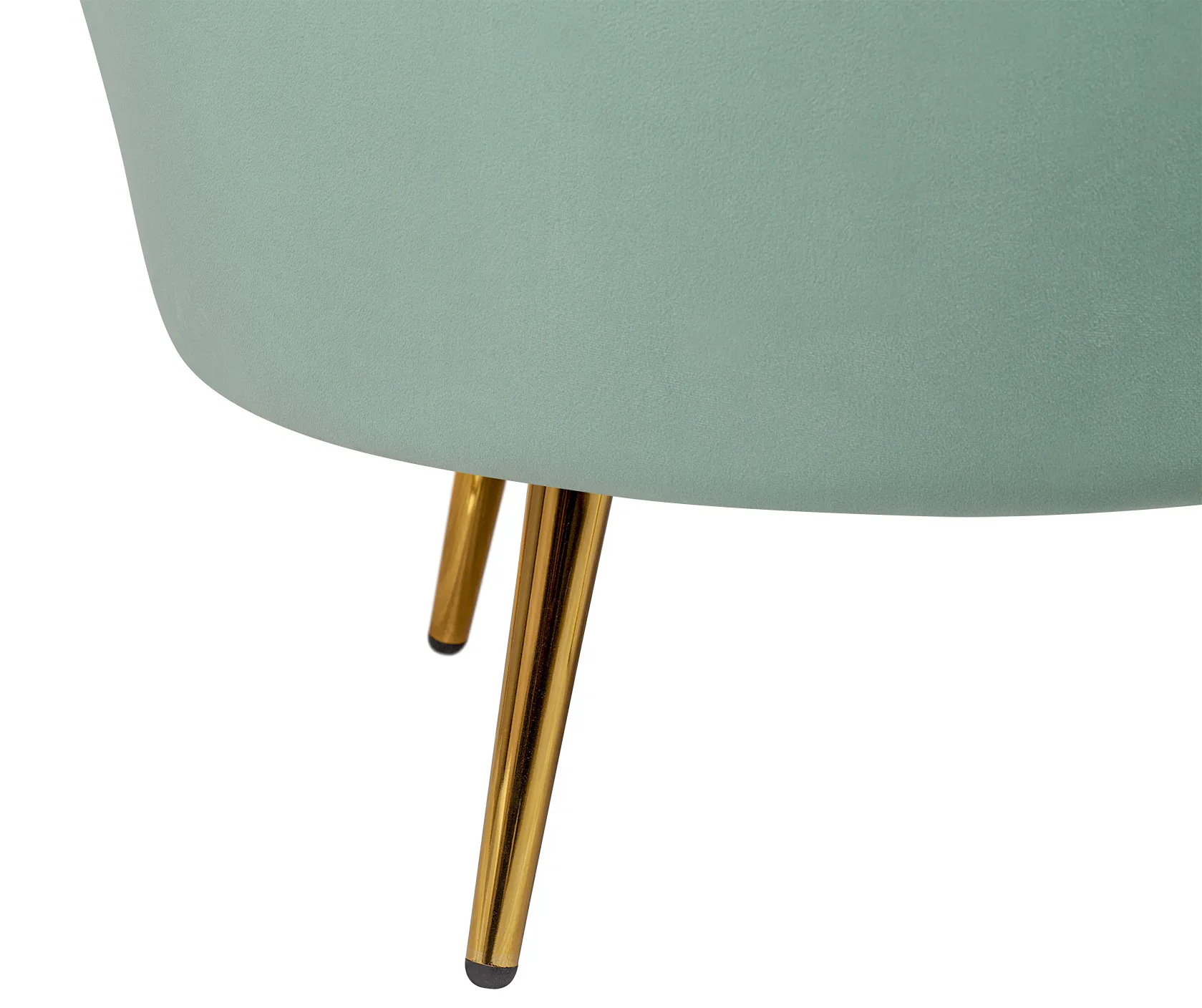 Низкое кресло ракушка Pearl Green в интерьере в Краснодаре
