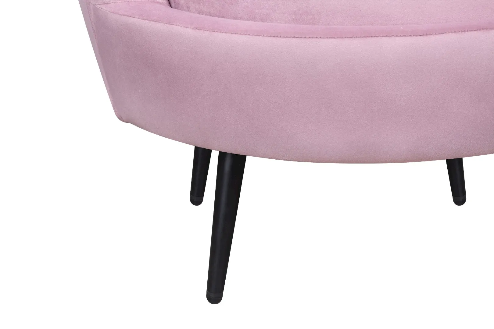 фото Кресло ракушка Pearl Pink на черных ножках в интерьере в Москве фото Кресло ракушка Pearl Pink на черных ножках в интерьере