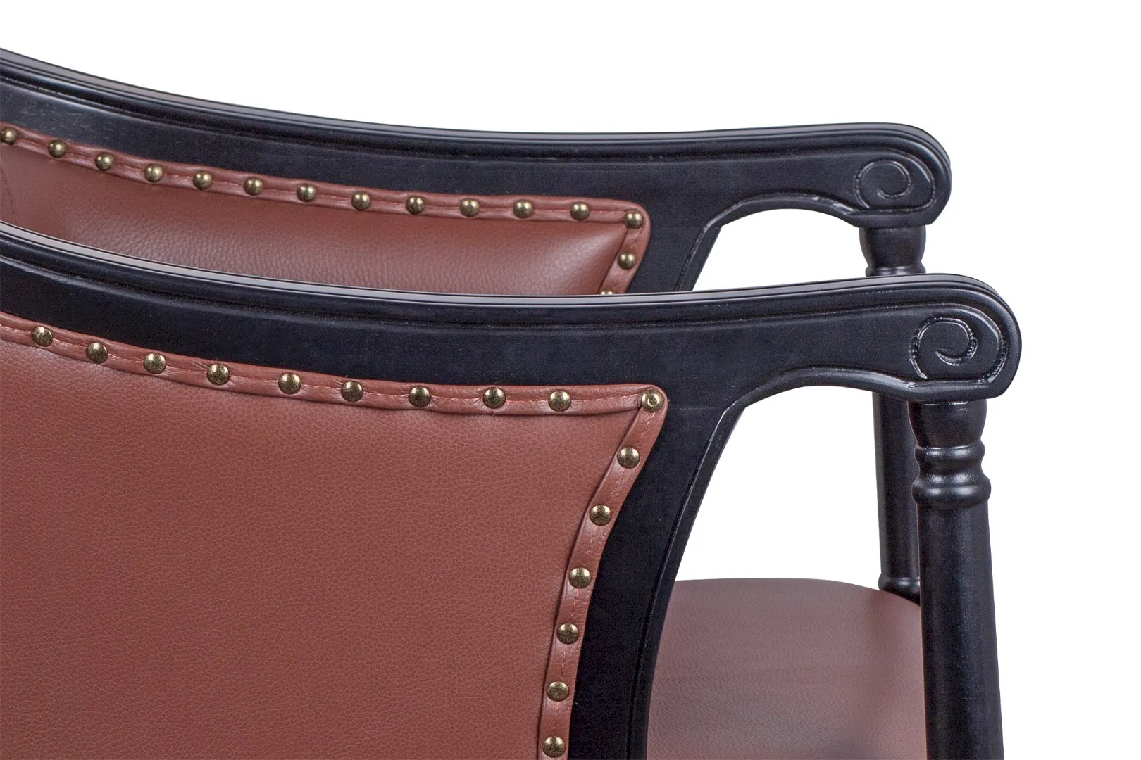 Кресло Valene Brown Leather в интерьере