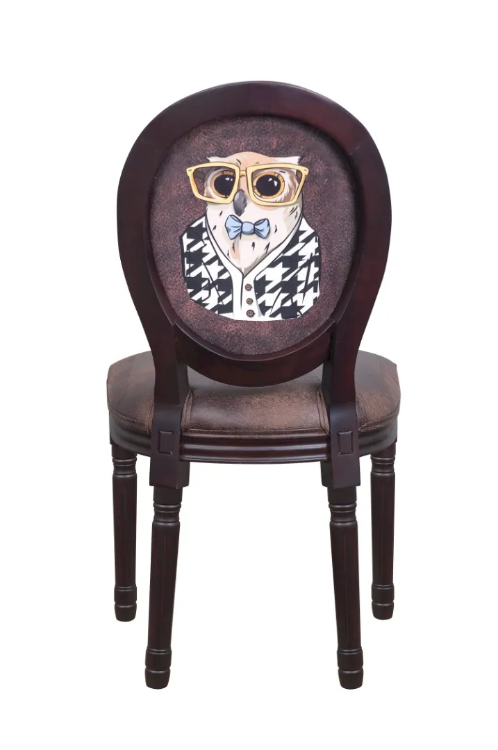 Стул Volker Brownie Owl Print в интернет-магазине в Москве Стул Volker Brownie Owl Print в интернет-магазине в Краснодаре
