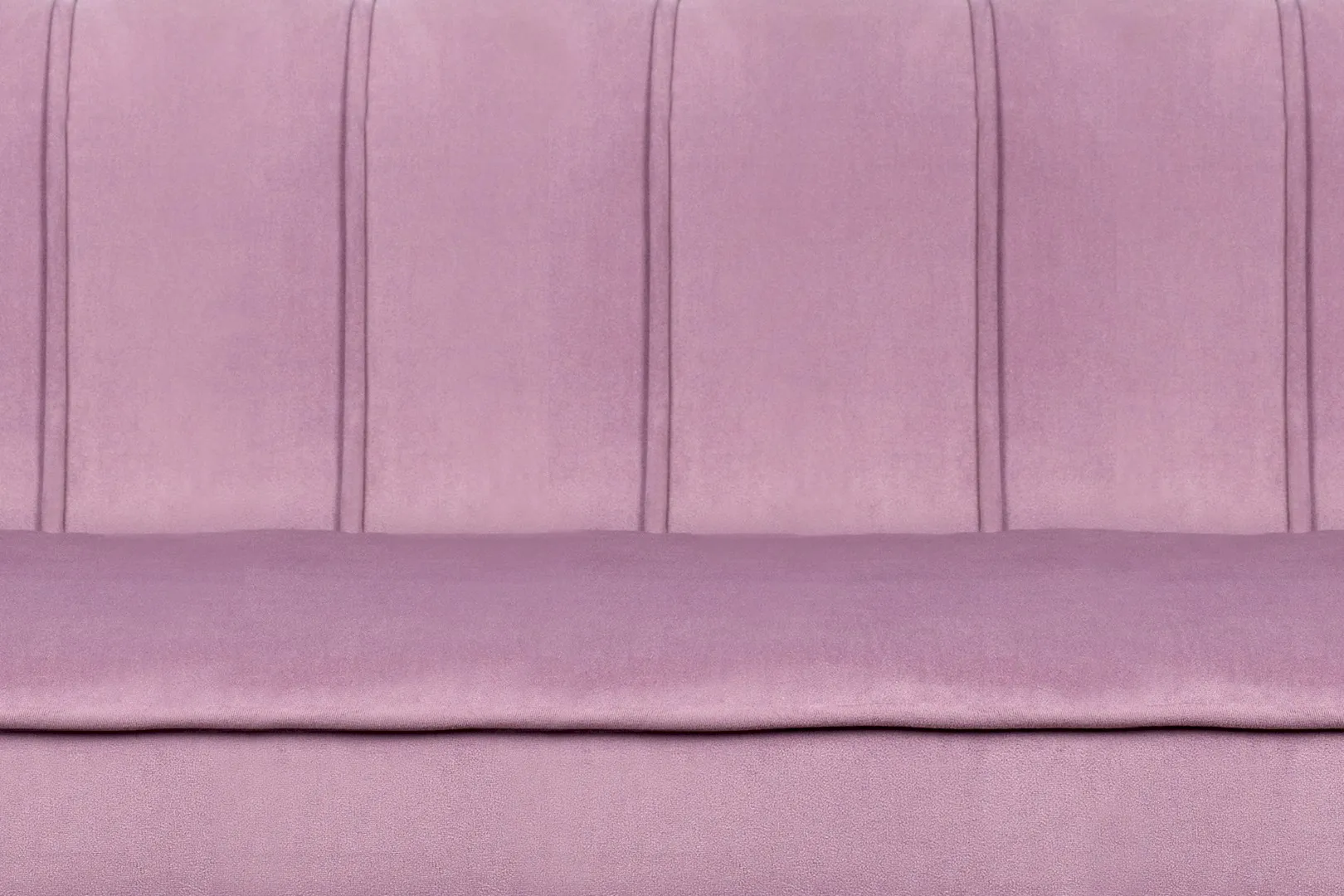 фото Диван ракушка Pearl Triple Pink на черных ножках