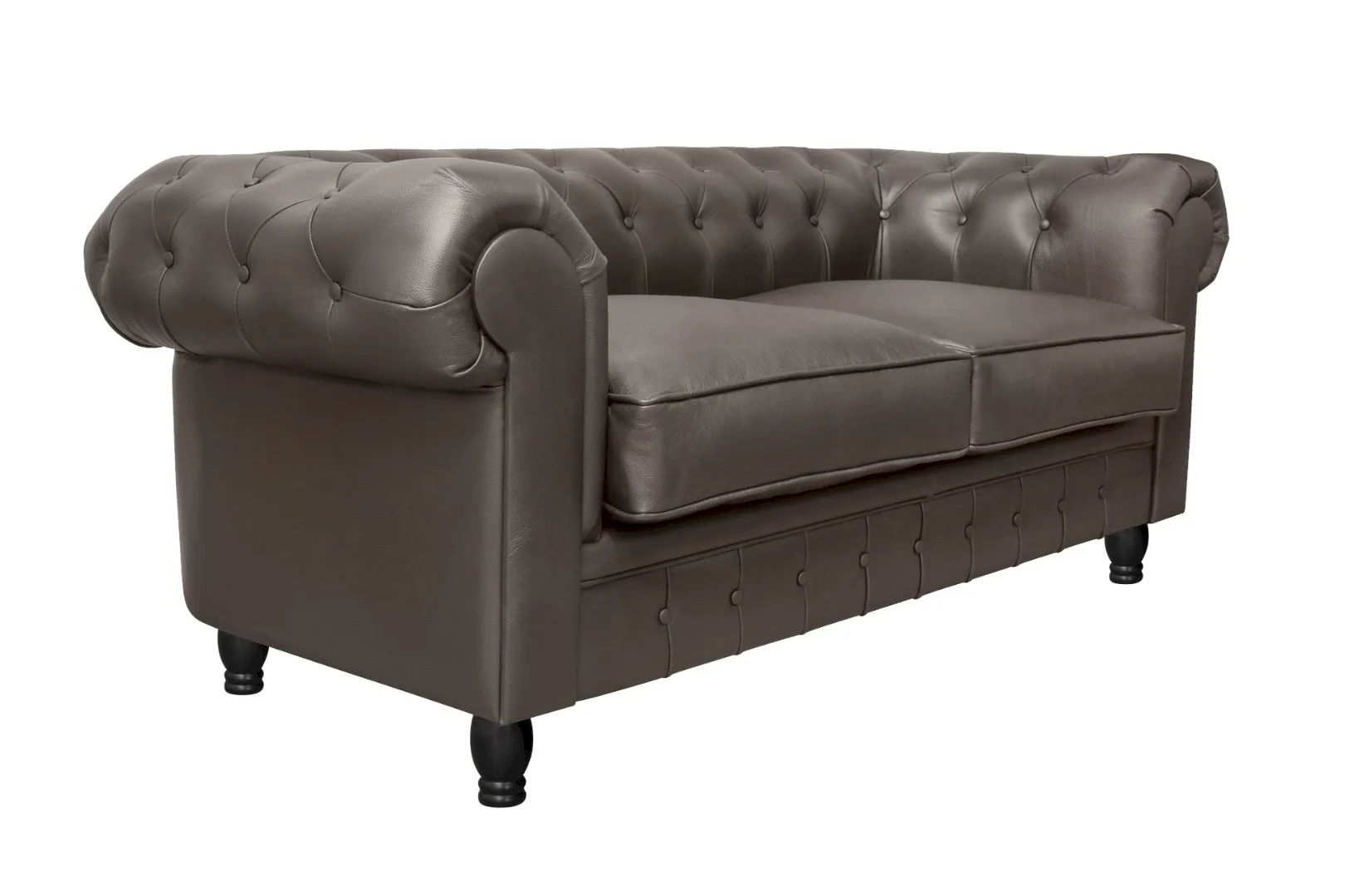 купить Диван из коричневой кожи Chesterfield Brown Leather 2S в Москве купить Диван из коричневой кожи Chesterfield Brown Leather 2S в Краснодаре