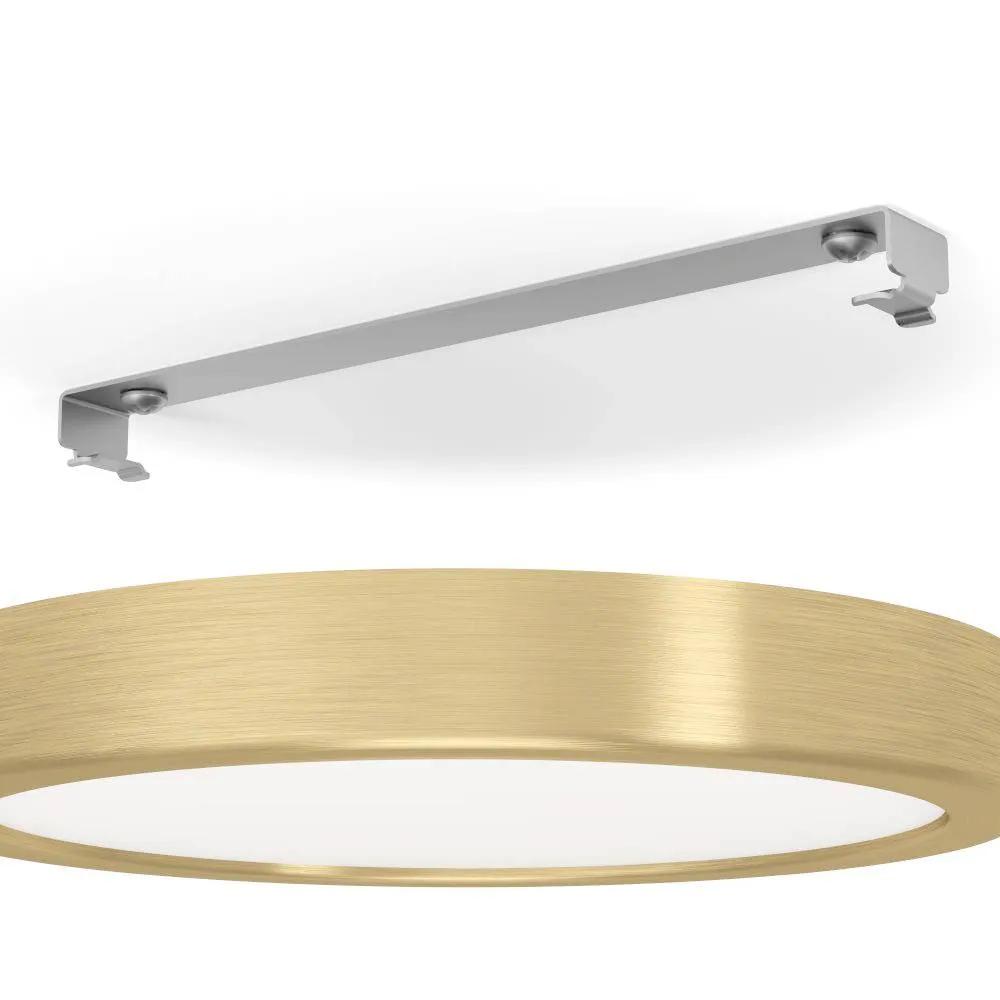 купить 900181 Светильник настенно-потолочн FUEVA5, 17W(LED), сталь, латунь