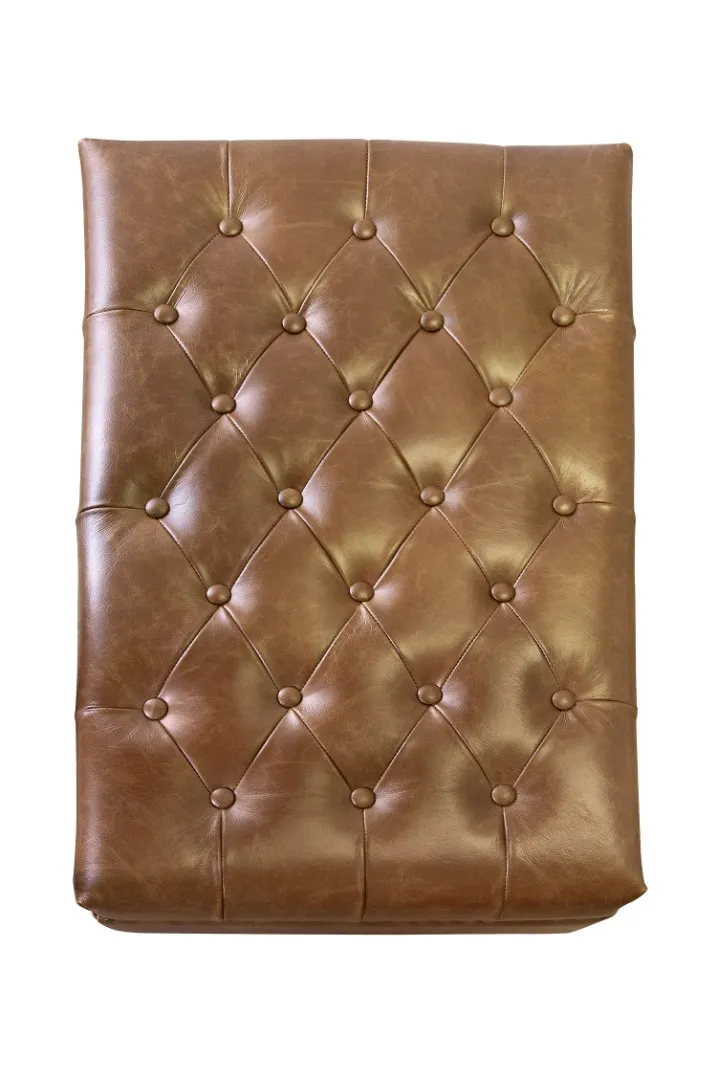 Банкетка Karo Brown leather в интерьере