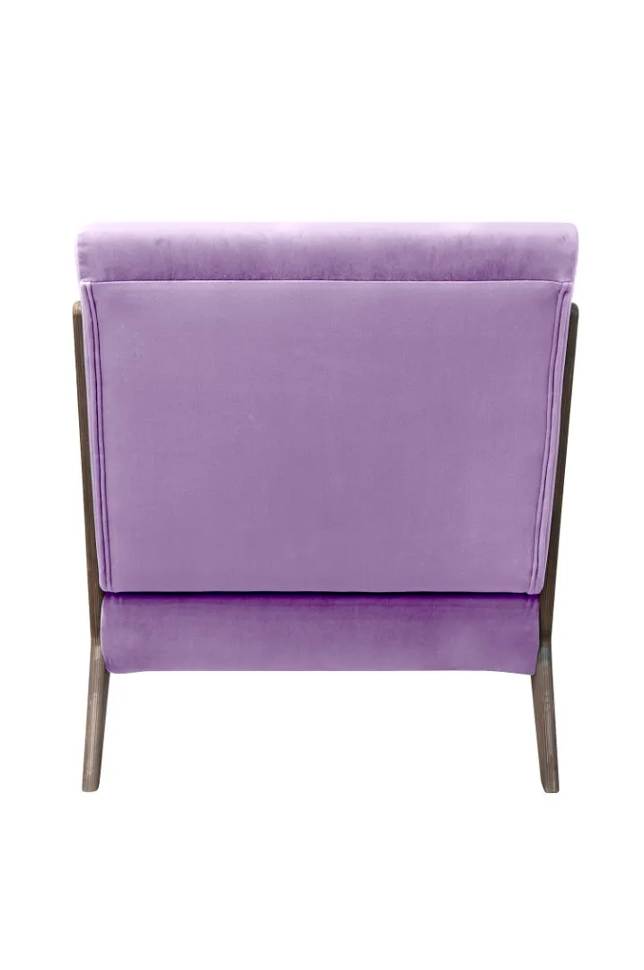 заказать Низкое кресло с деревянными подлокотниками Mody Purple фиолетовое в Москве заказать Низкое кресло с деревянными подлокотниками Mody Purple фиолетовое в Краснодаре