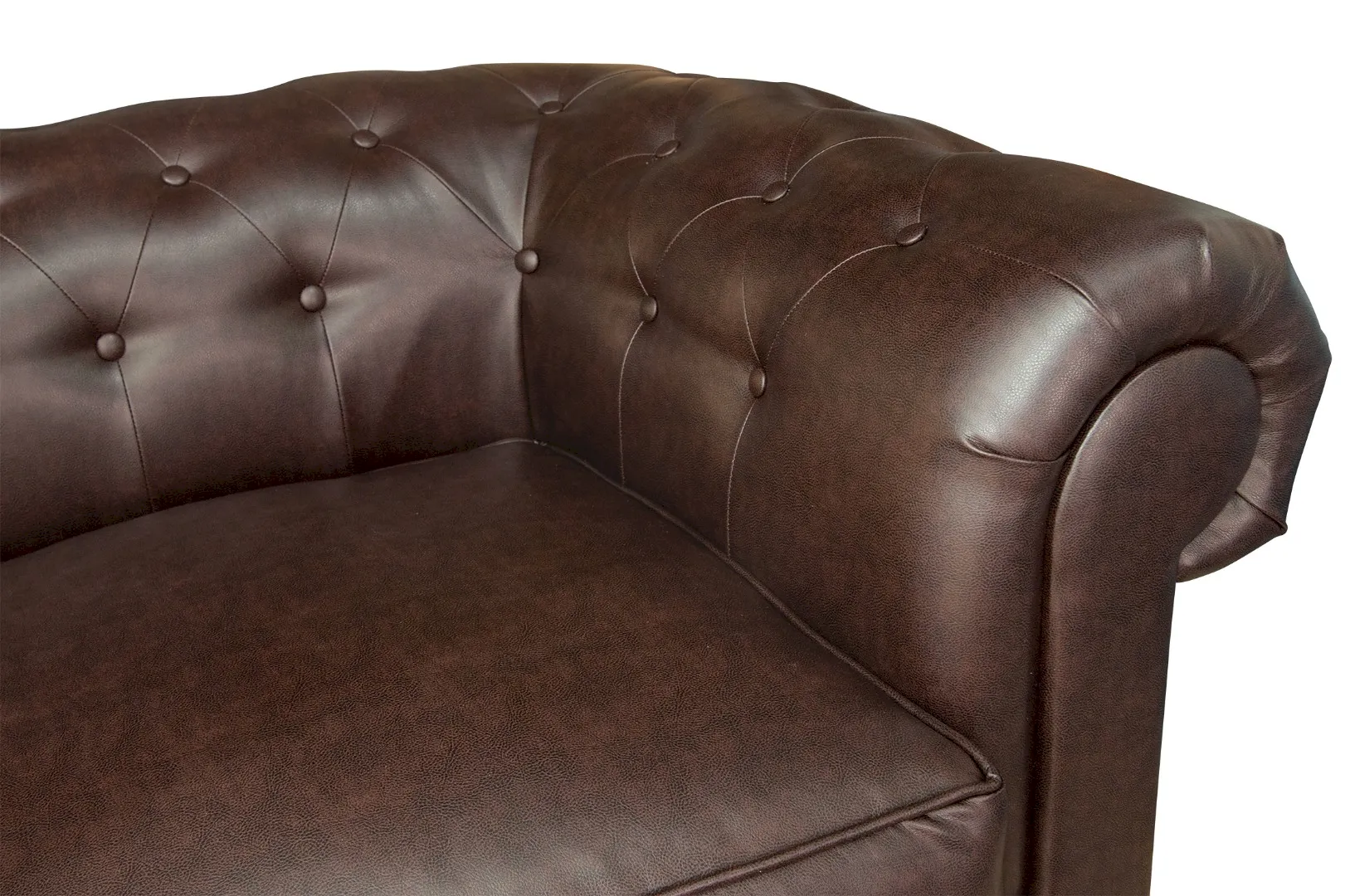 Диван Chesterfield Brown V2 в интерьере в Москве Диван Chesterfield Brown V2 в интерьере