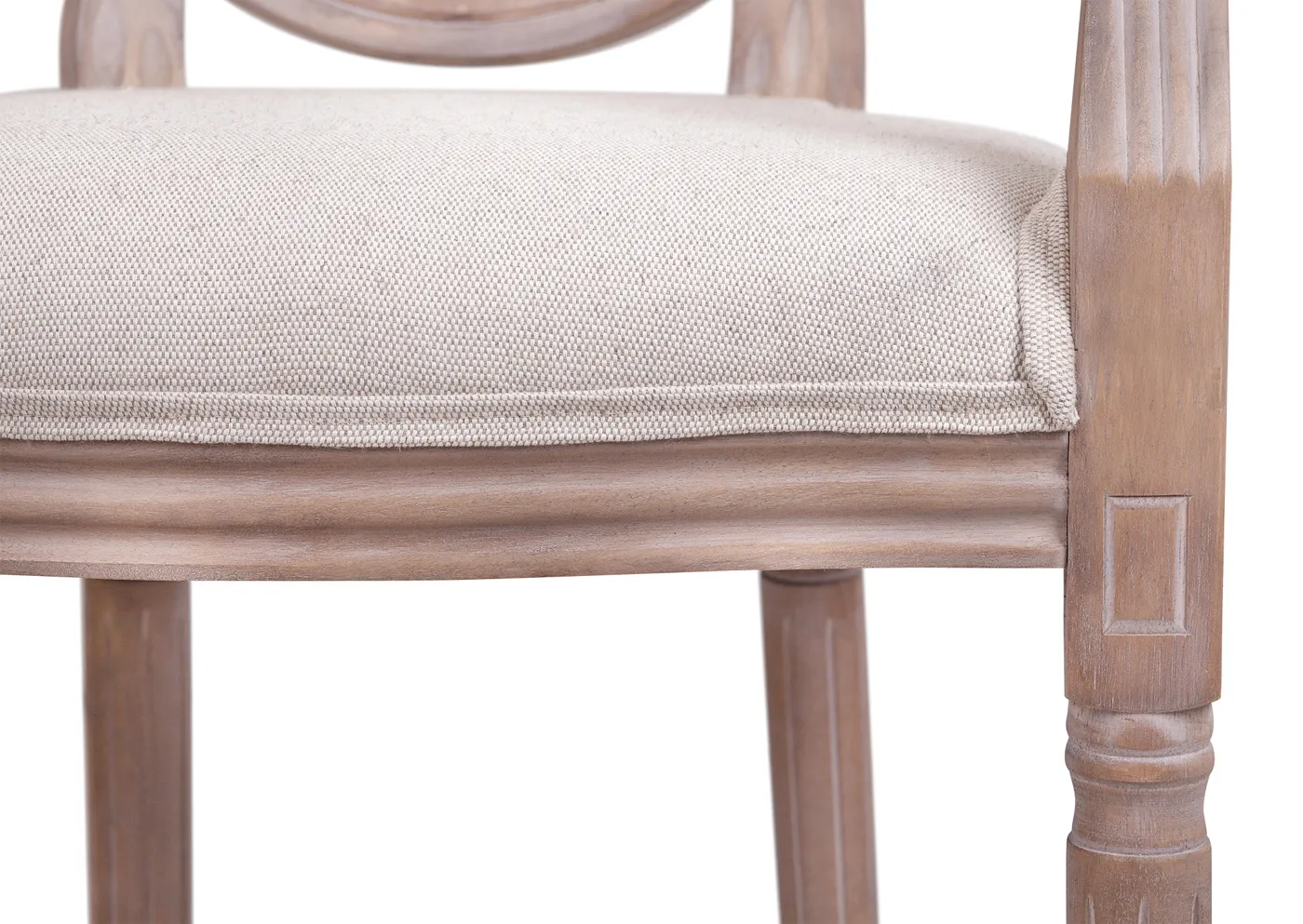 купить Мягкий стул с подлокотниками Volker Arm Beige V2 в интернет-магазине в Краснодаре